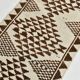 3x10 Brown Cream Kilim Runner Rug 82x320Cm