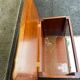 Louis XV buffet TV bar with mirror in solid wood