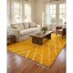 Handmade pure wool rug, size 2/3 m.