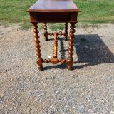 Walnut table 19th