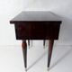table de nuit chevet en bois laqué et laiton