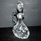 Carafe can liqueur / oil ewer in cut Bohemian crystal H18cm
