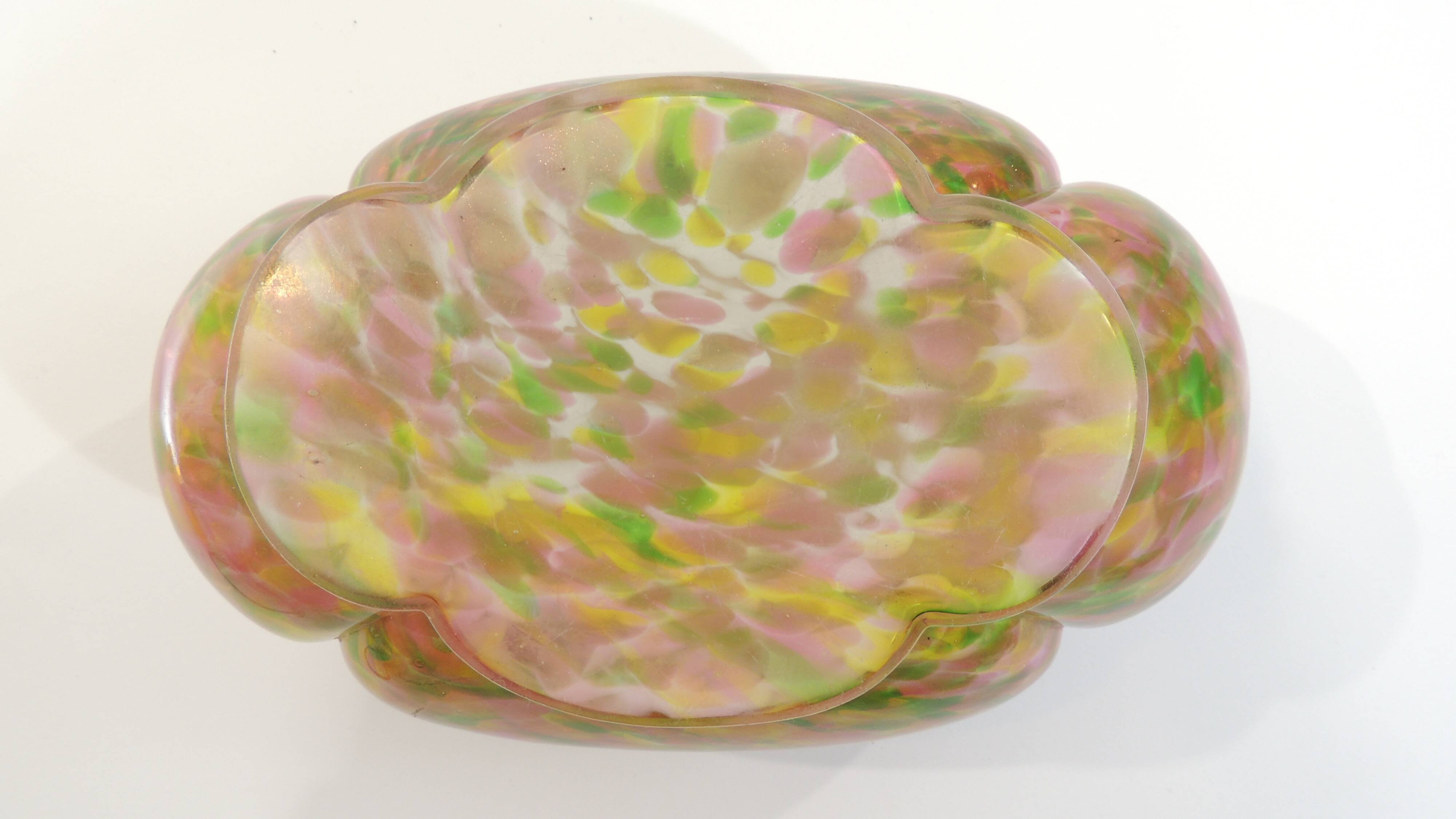 Verre, jardinière Murano, années 1960
