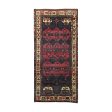 Traditional tribal wool runner rug long handwoven oriental carpet 155x320cm