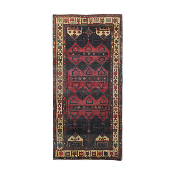 Tapis traditionnel tribal long tapis oriental tissé à la main 155x320cm