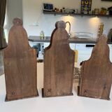 Set of wall boxes - bread matches knives