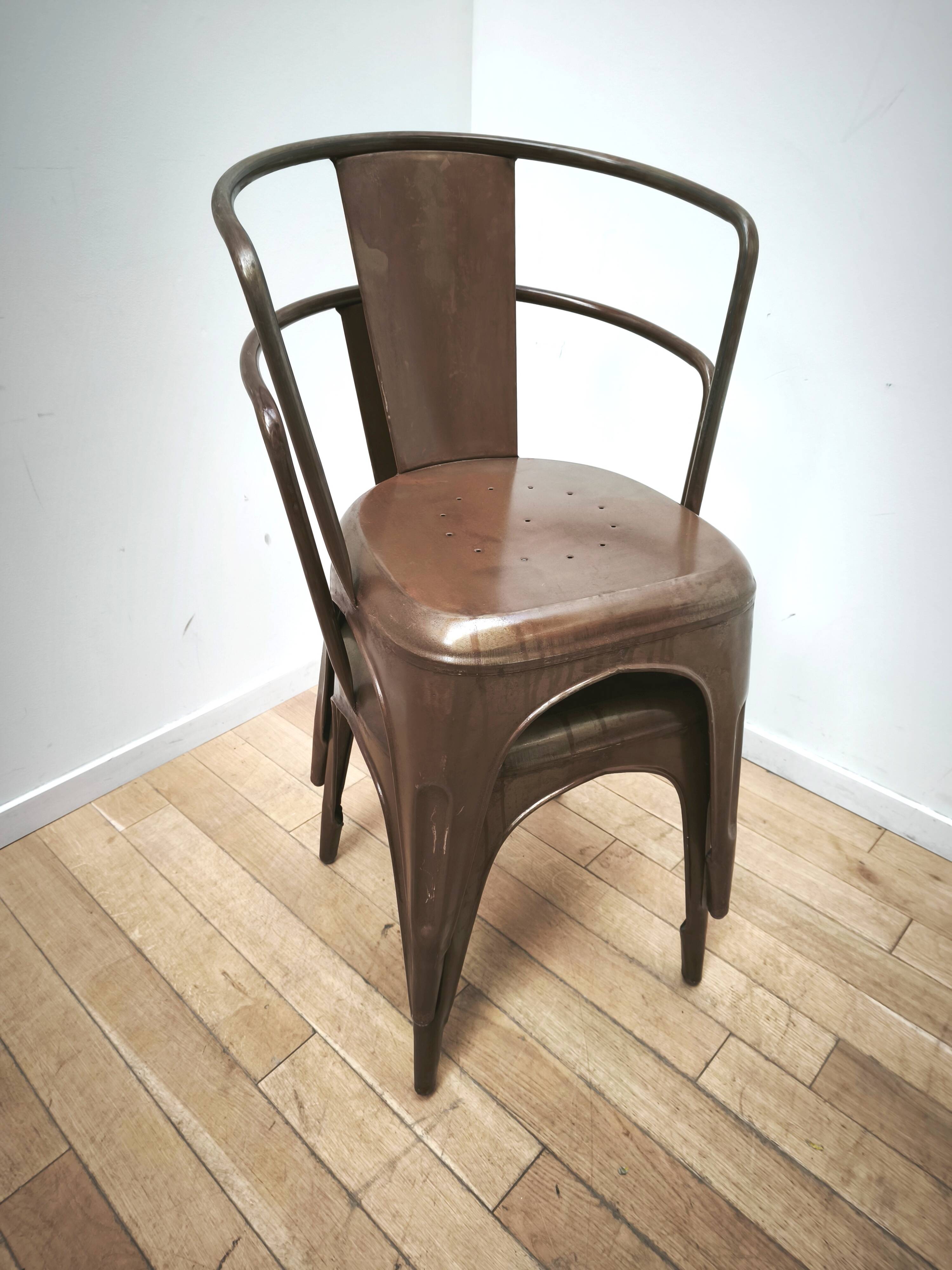 Pair of vintage bistro chairs