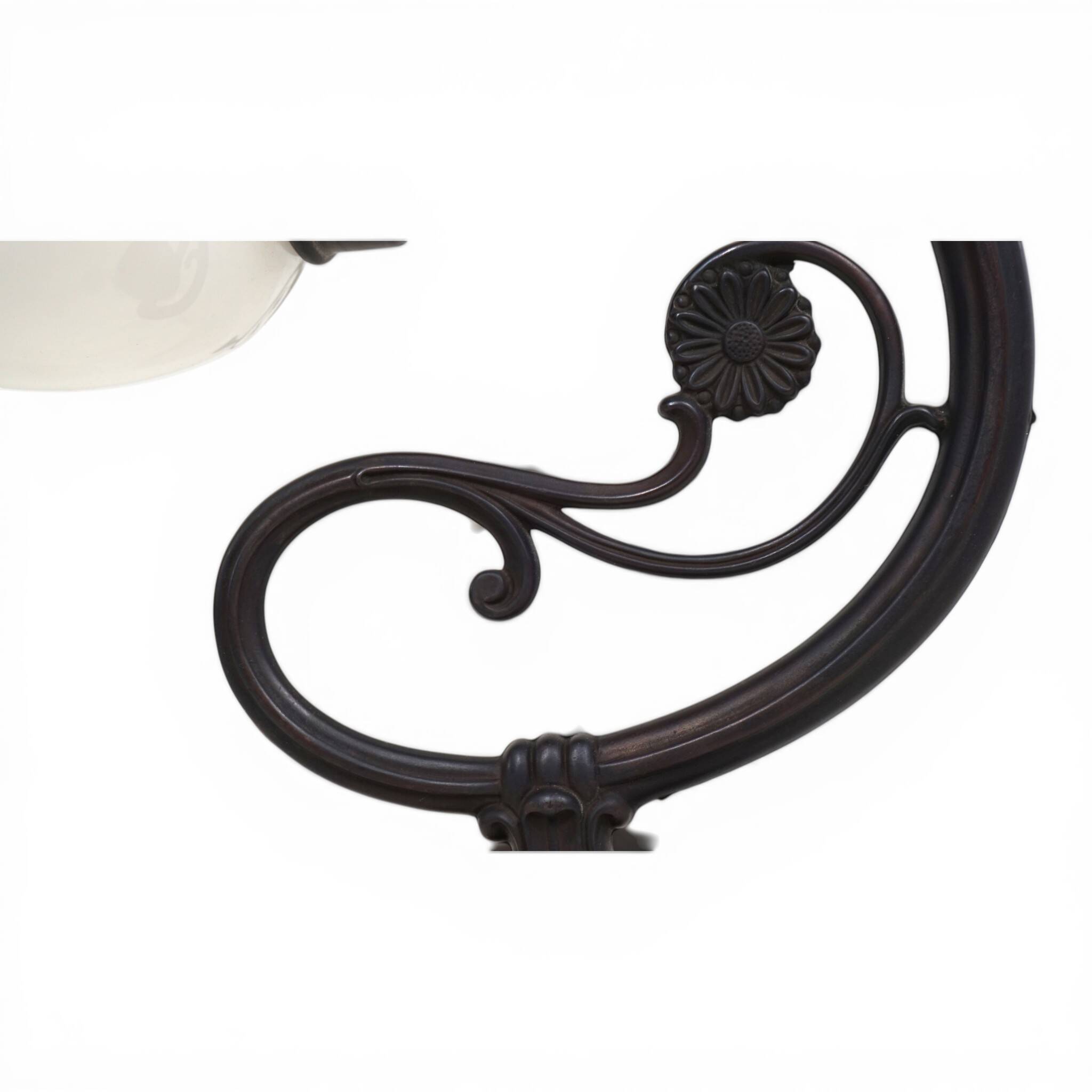 Set of 2 Art Nouveau Brass Wall Lights