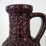 Vintage floor vase Alger decor Bay manufacture, Germany 1960