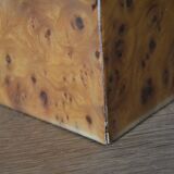 Boîte, pot à tabac en ronce de noyer