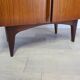 Vintage 1960s Scandinavian teak bookcase cabinet