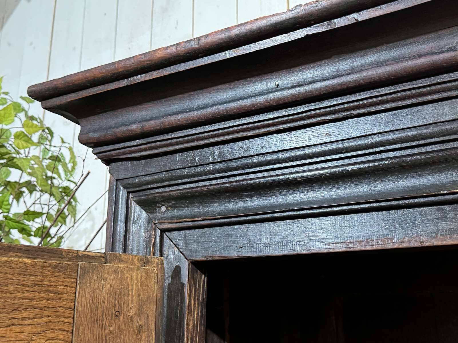 18th-century oak wardrobe