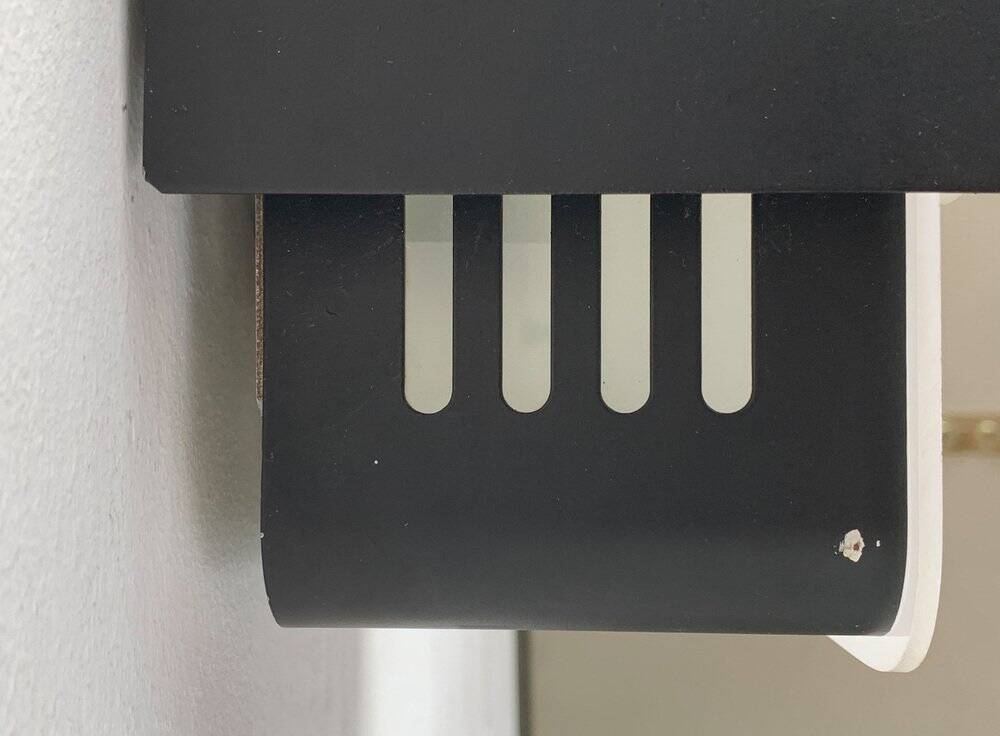 Minimalist wall lamp mid-century space, 1960s