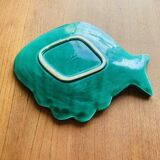 Plat vintage en forme de poisson Cérenne Vallauris