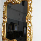 Mirror-wood-of-hetre-massive-carved-a-la-main, dore, 140x100 cm