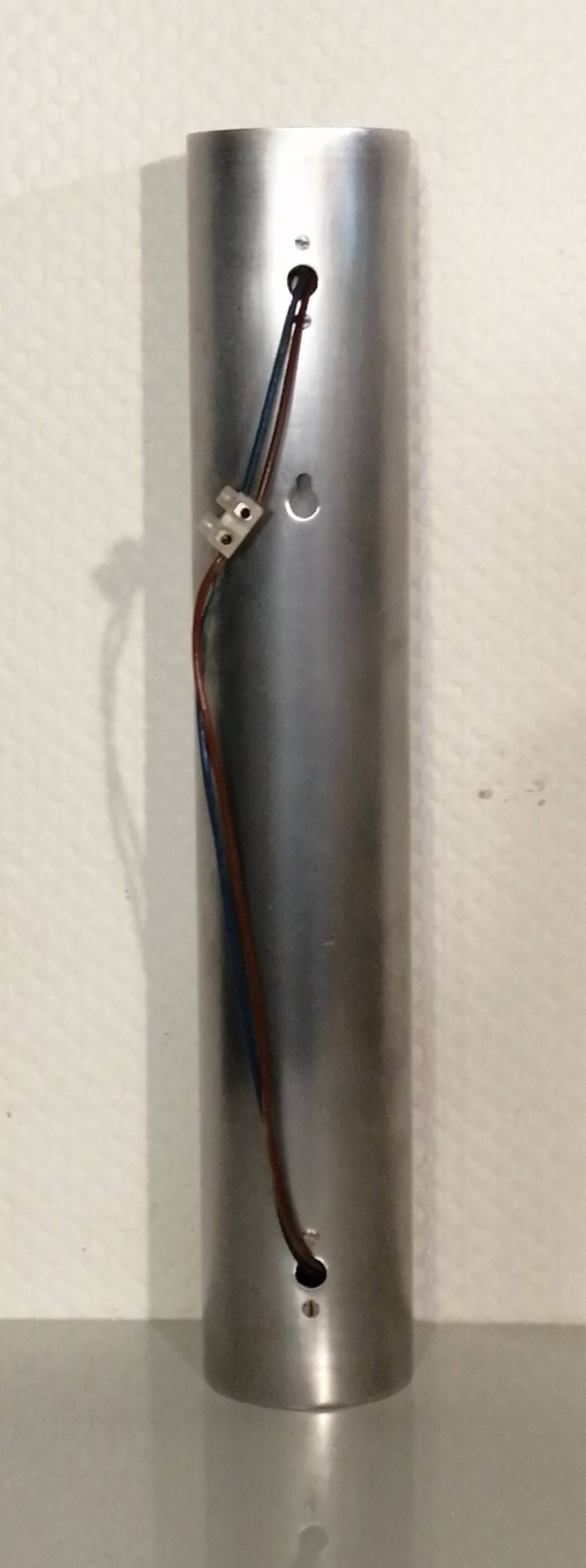 Fuga model brushed aluminum wall lamp by Maija Liisa Komulainen for Raak Amsterdam 1960