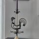 Max Le Verrier rooster candle holder