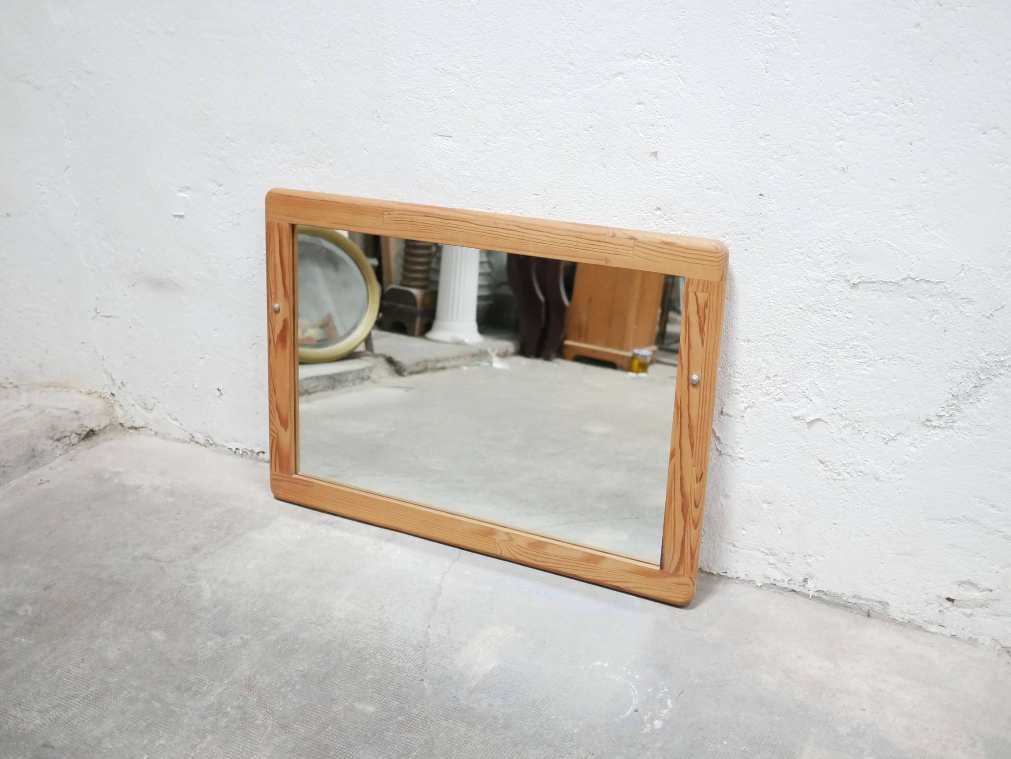 Miroir vintage en pin