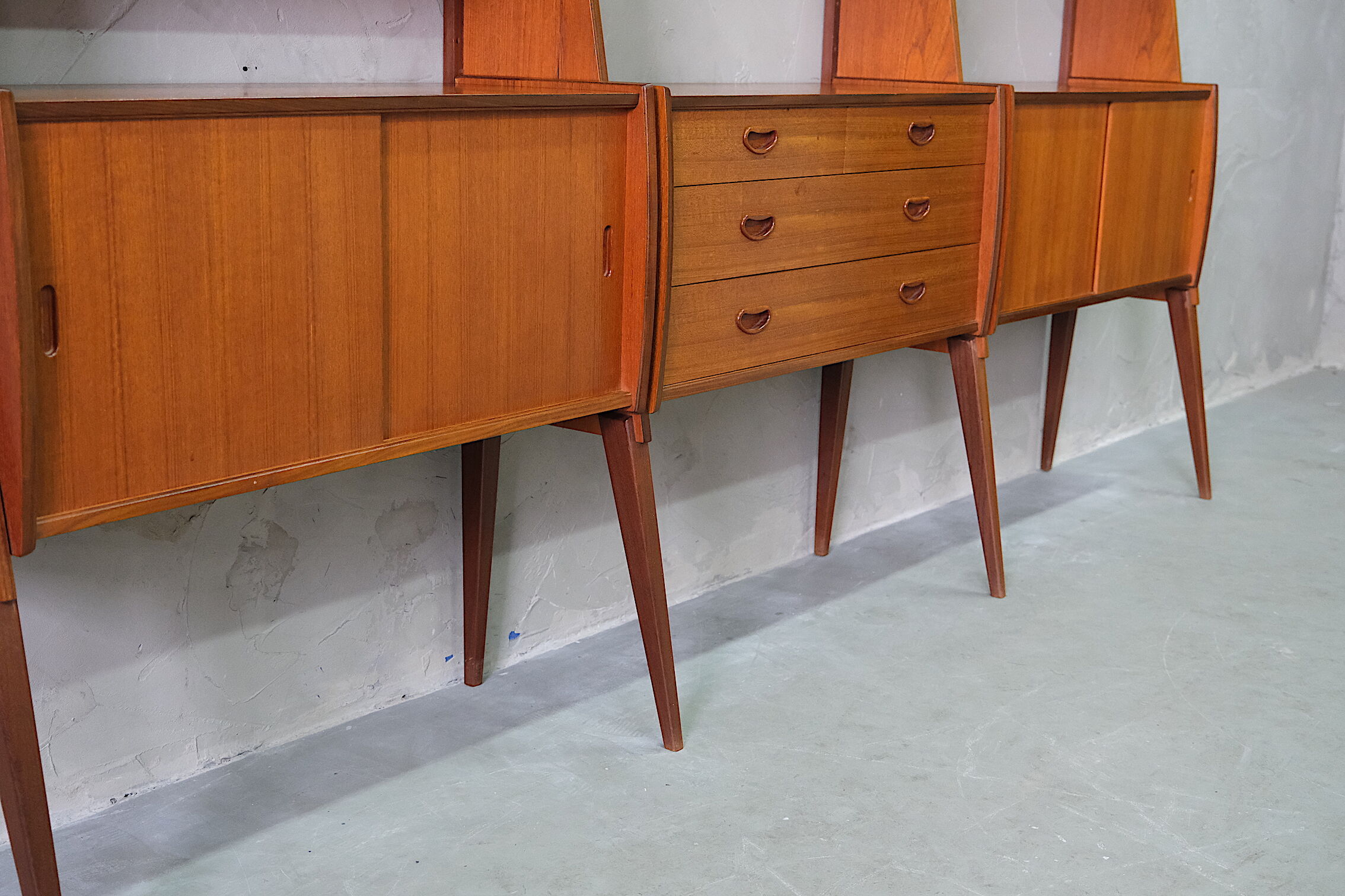 Mid Century Wall Unit by Einar Raknes, Norway 1960's