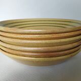 6 Sarreguemines “Chaumière” soup plates