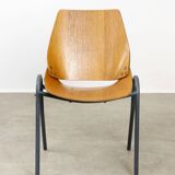 Linking Shell Chairs by Niko Kralj for Stol Kamnik, 1970s