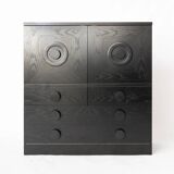 Ensemble de trois armoires brutalistes des années 1970