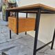 Vintage modernist design oak desk 1950s
