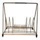 Porte-revue en métal doré / cuivre années 60