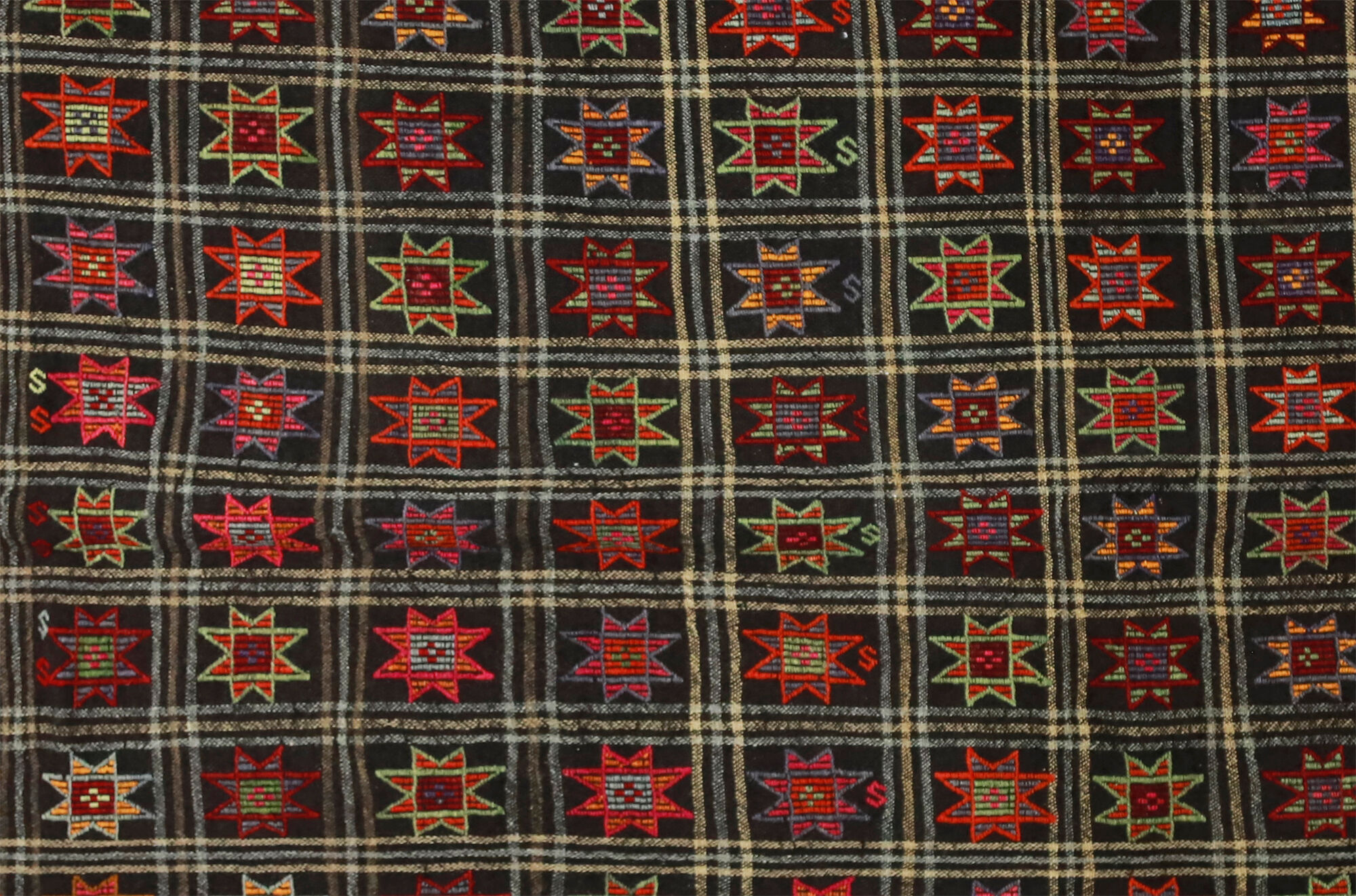 Anatolian handmade kilim rug 305 cm x 191 cm