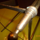 Pull-out tables 1960 brass circa