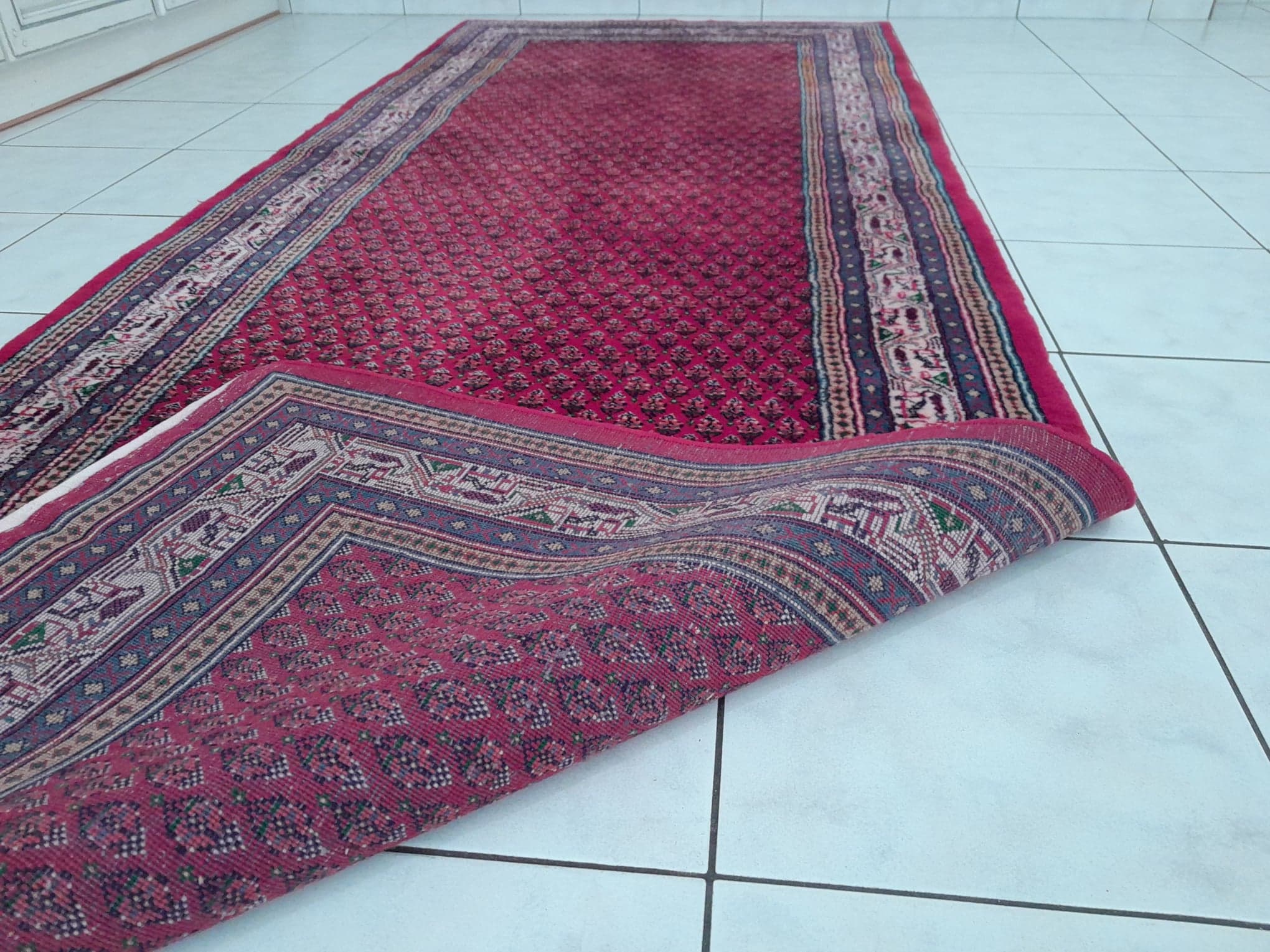 Persian carpet mir handmade 305x110cm