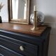 Commode vintage noire