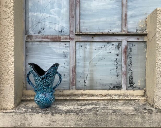 Vase "amphora" fatlava