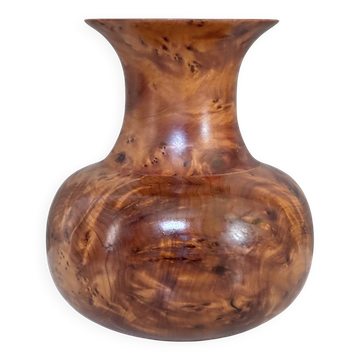 Mid-century wooden vase