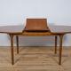 Mid century oval teak extendable dining table from mcintosh, 1960s