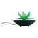 Green Water Lily Lotus Flower Night Light Lamp, Eastern Europe