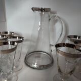 Glass service with pitcher
