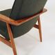 Mid Century Lounge Chair by M. Zieliński, Poland 1960, Olive Wool