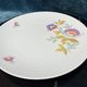2 flat plates in white porcelain Seltmann Weiden, Bavaria, W. Germany