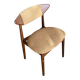Chaise scandinave vintage en bouclette terracotta « Else »