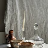 Flared decanter with round cap