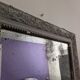 Mirror XIXth gray shabby 77 x 53 cm