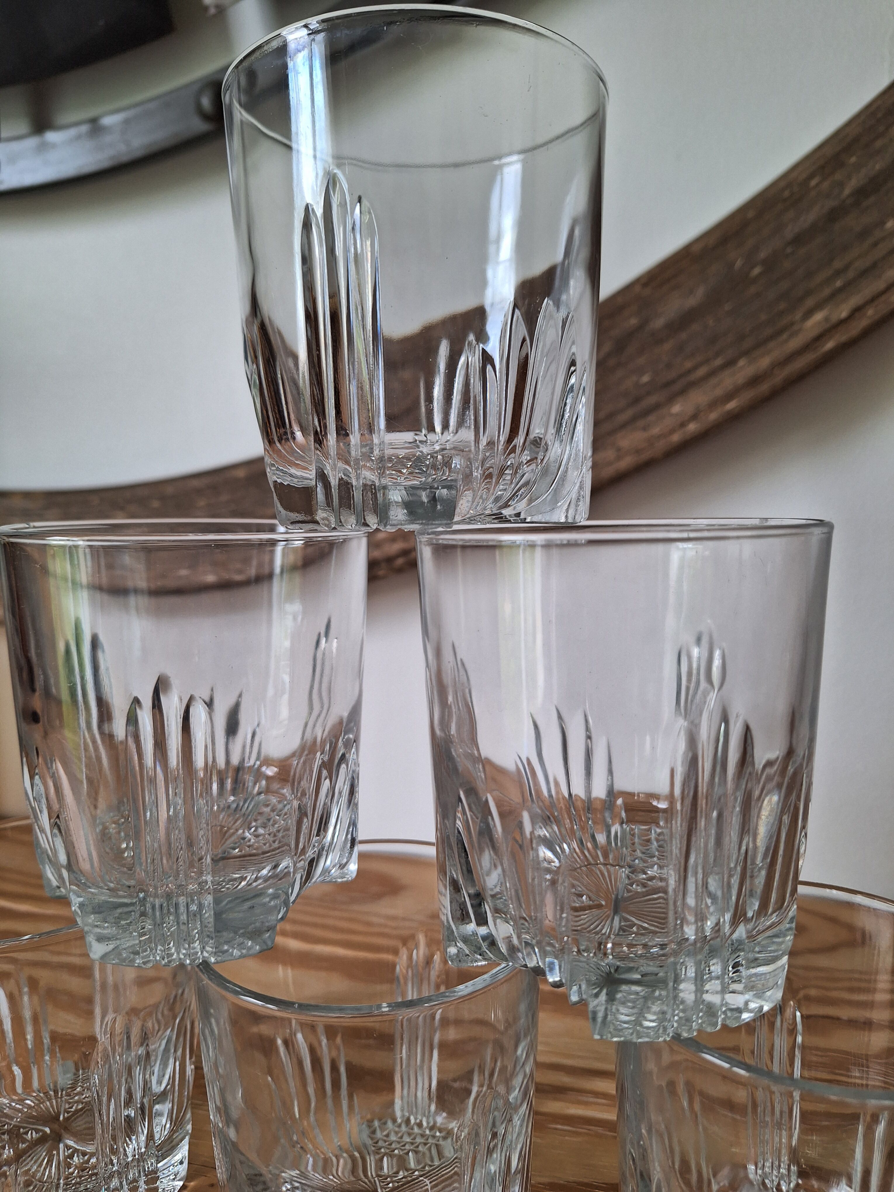Art Deco whisky glasses