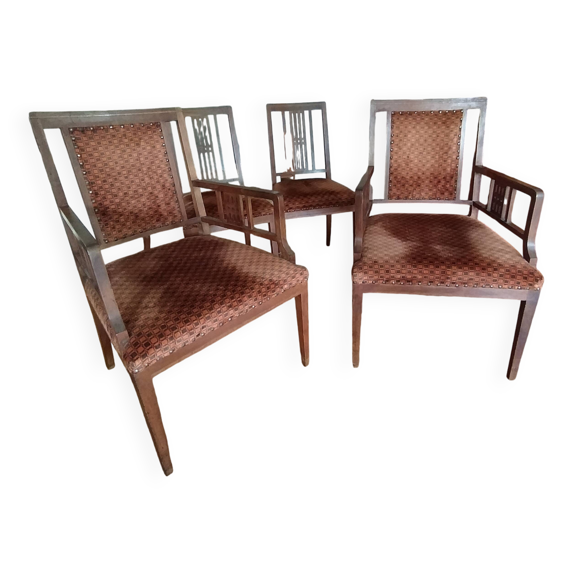 19th century Dutch teak colonial living room