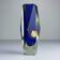 Murano Blue Sommerso Vase, Vintage, Italy, 1970s