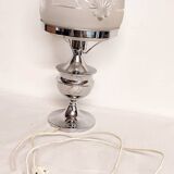 Lampe en table de cristal, Espagne, années 1960