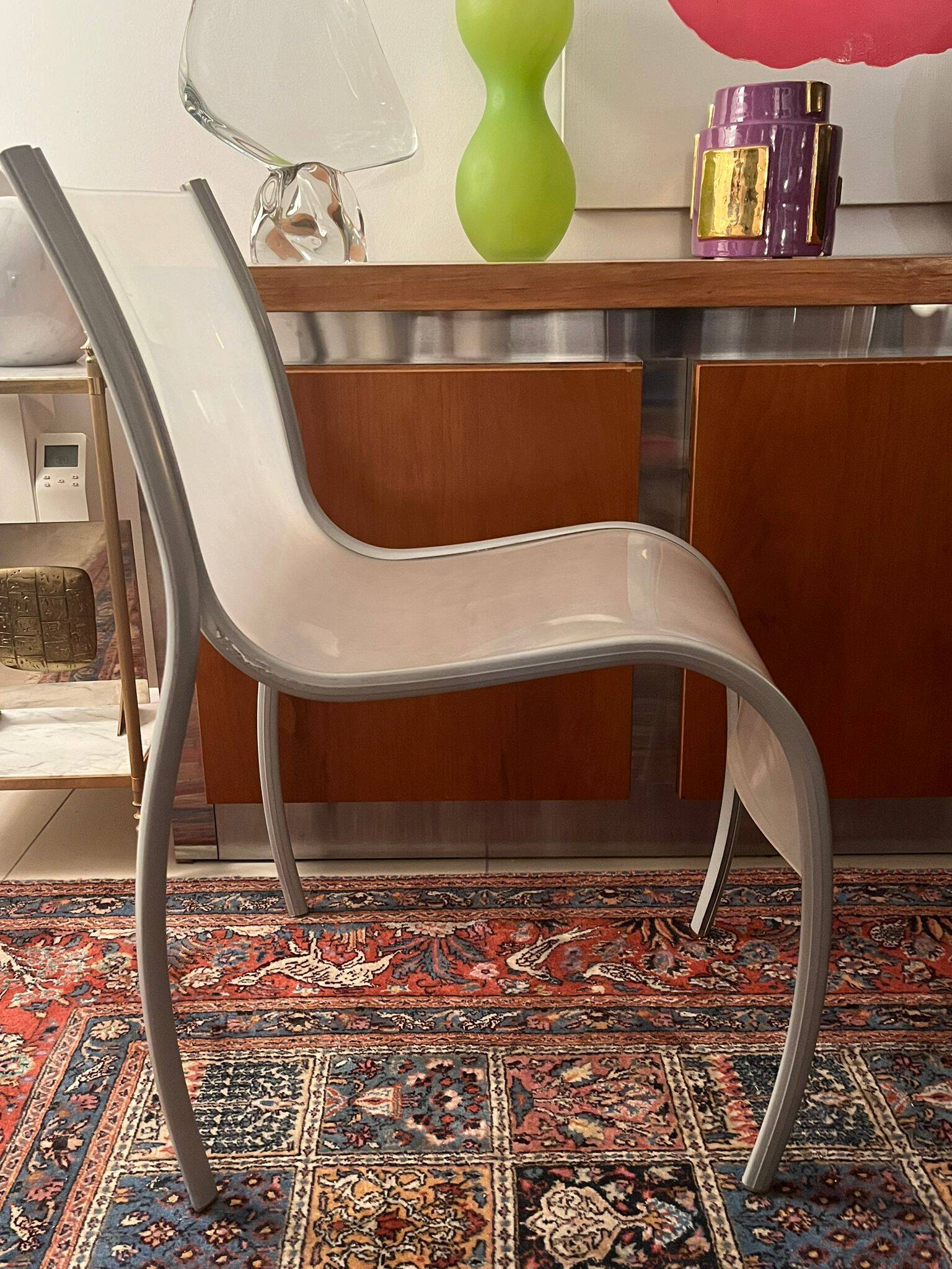 Set of 4 KARTELL FPE chai chairs By Ron Arad