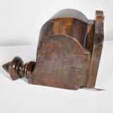 Antique Baroque Corner Shelf – Solid Walnut, 1900