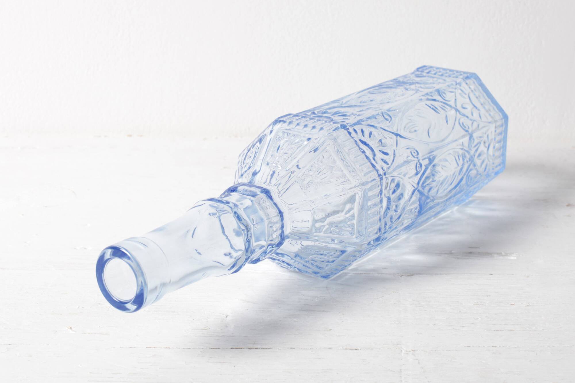 Vintage Light Blue Bottle / Country Home Fiesole Bottle 720ml / Bormioli