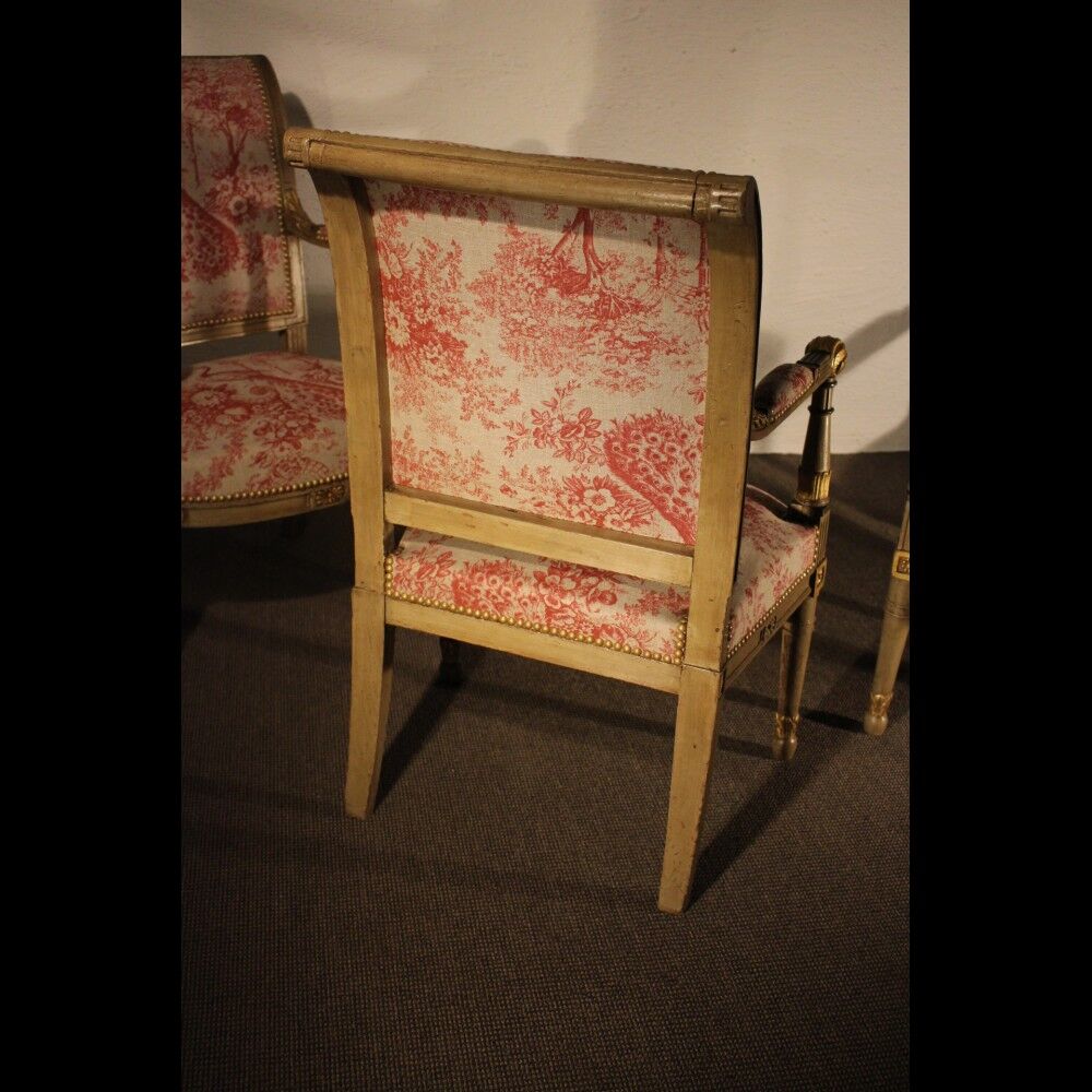 Lot de 4 chaises directoire